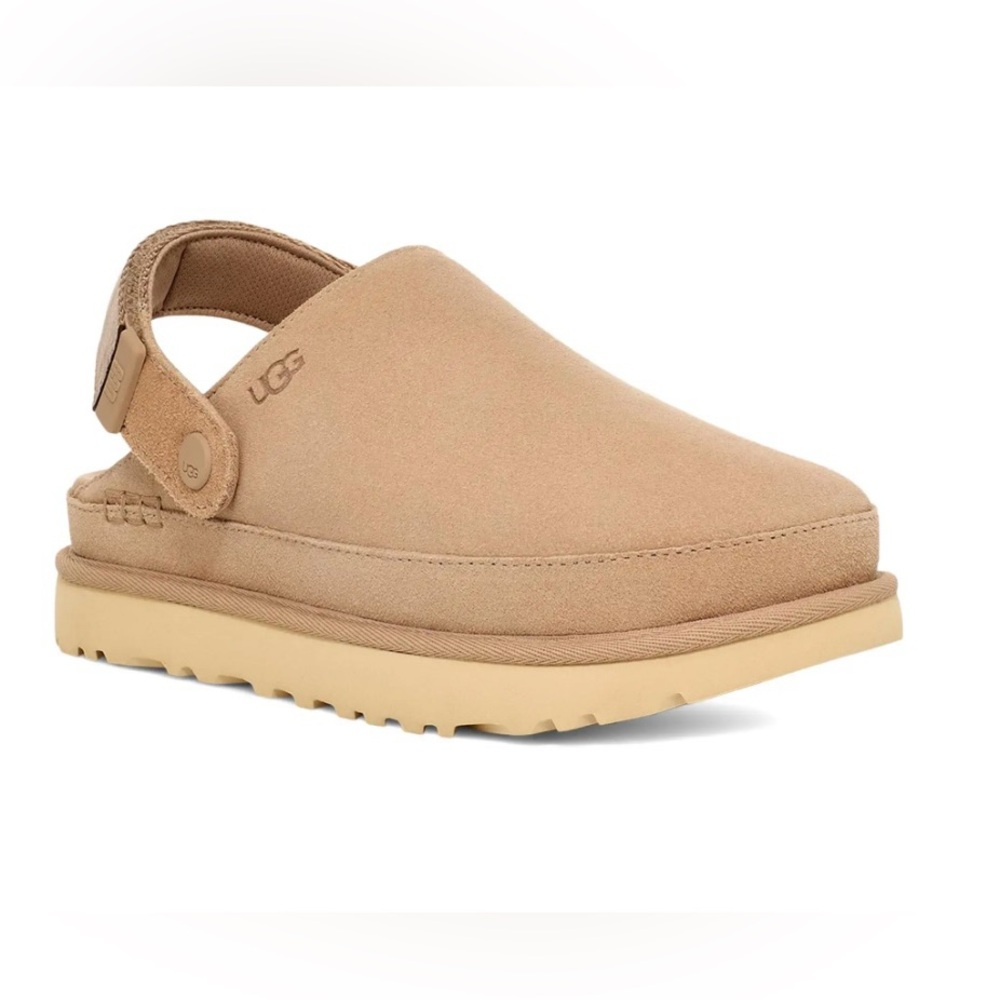NIB SZ 7 UGG®Goldenstar Suede Clogs in “Sand!” 💕